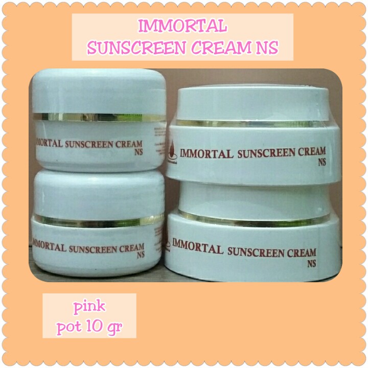 IMMORTAL SUNSCREEN CREAM NS - SUNBLOK SPF 30
