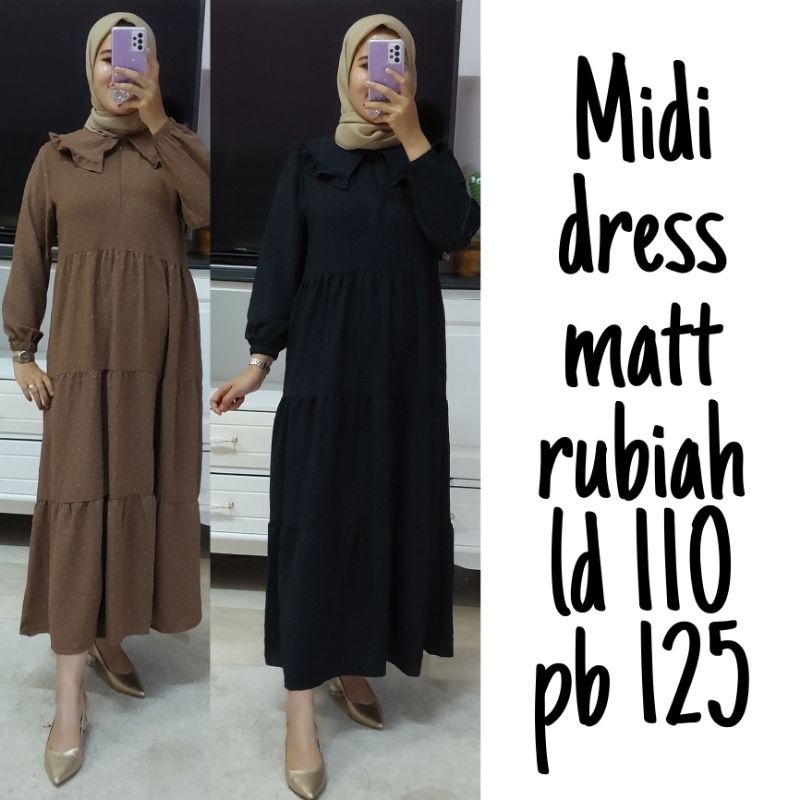 dress midi rubiah