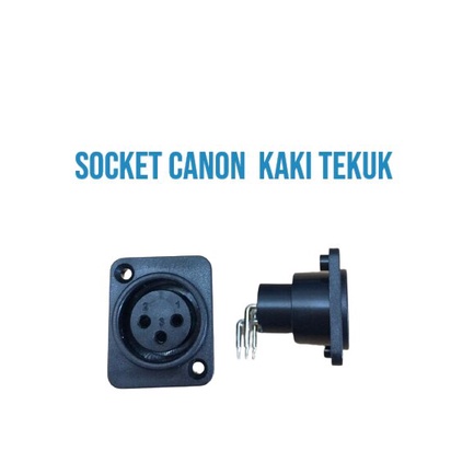 SOCKET CANON TEMPEL BODY PLASTIK KAKI TEKUK