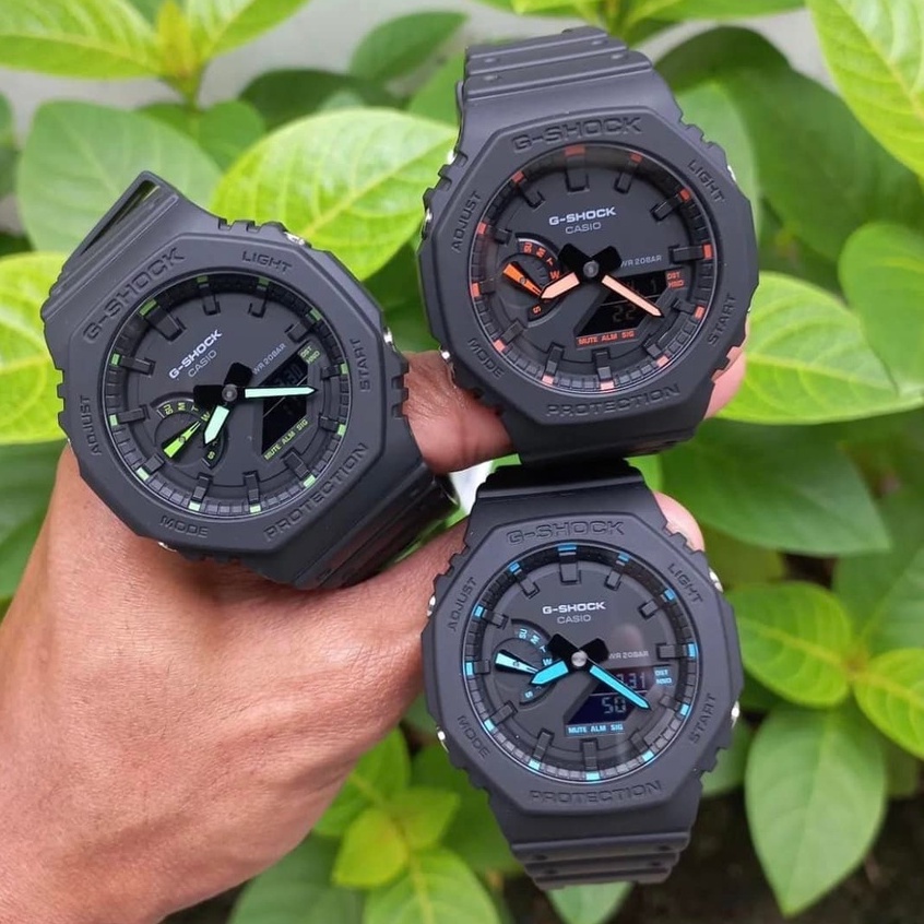 CASIO G-SHOCK GA-2100-1ADR GA-2100 SERIES JAM PRIA ORIGINAL ORI