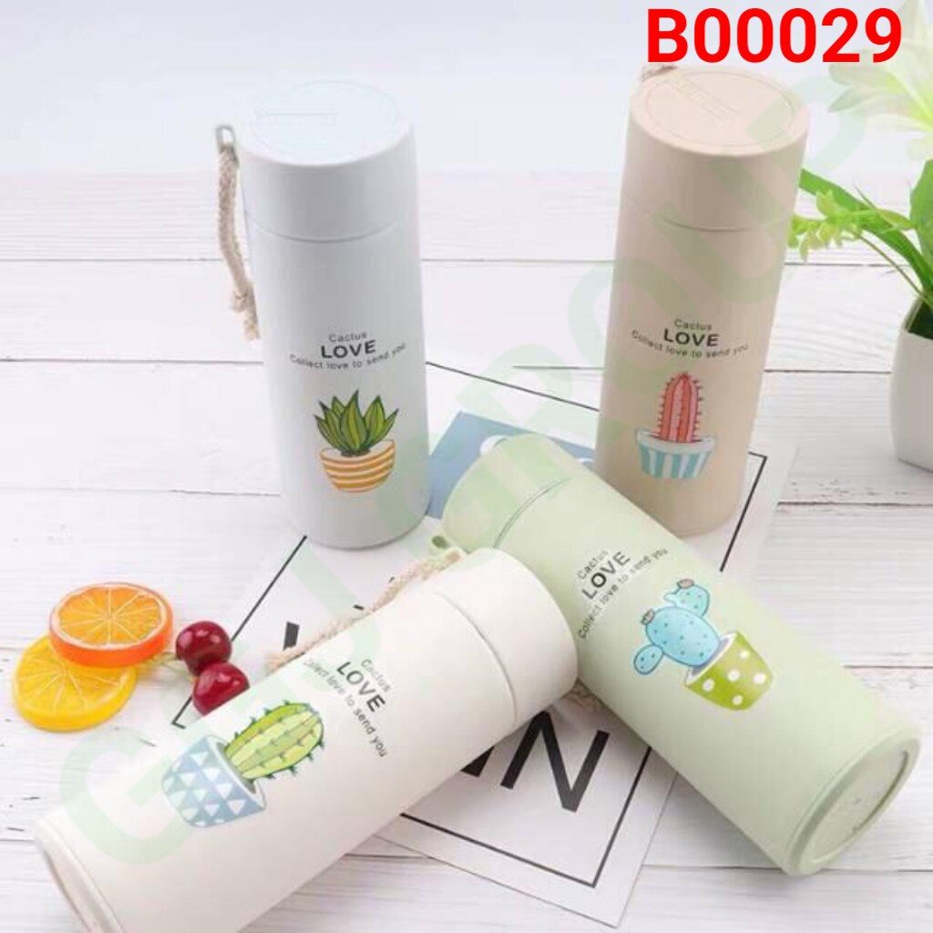 B ( B088 ) BOTOL MINUM KACA KAKTUS TANPA BOX / HARGA GROSIR