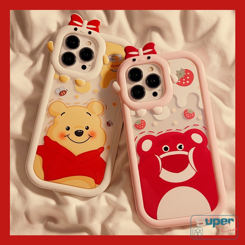 Soft Case Motif Winni Bear 3D Untuk Oppo A15 A17 A95 A16 A57 A12 A17K A55 A3s A1K A5s A16K A74 A96 A53 A31 A5 A9 2020 A16s A54 A9E A76 A16