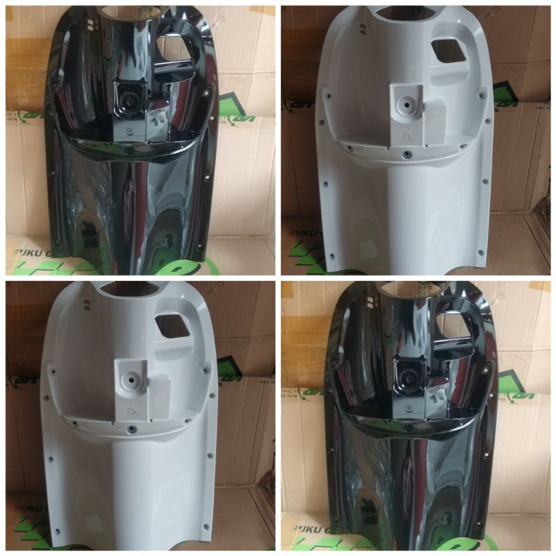 Legshield dalam besar / dasbor kunci scoopy fi 2013 2014 2015 2016 hitam putih