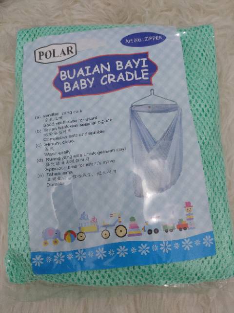 Kain ayunan polar large zipper