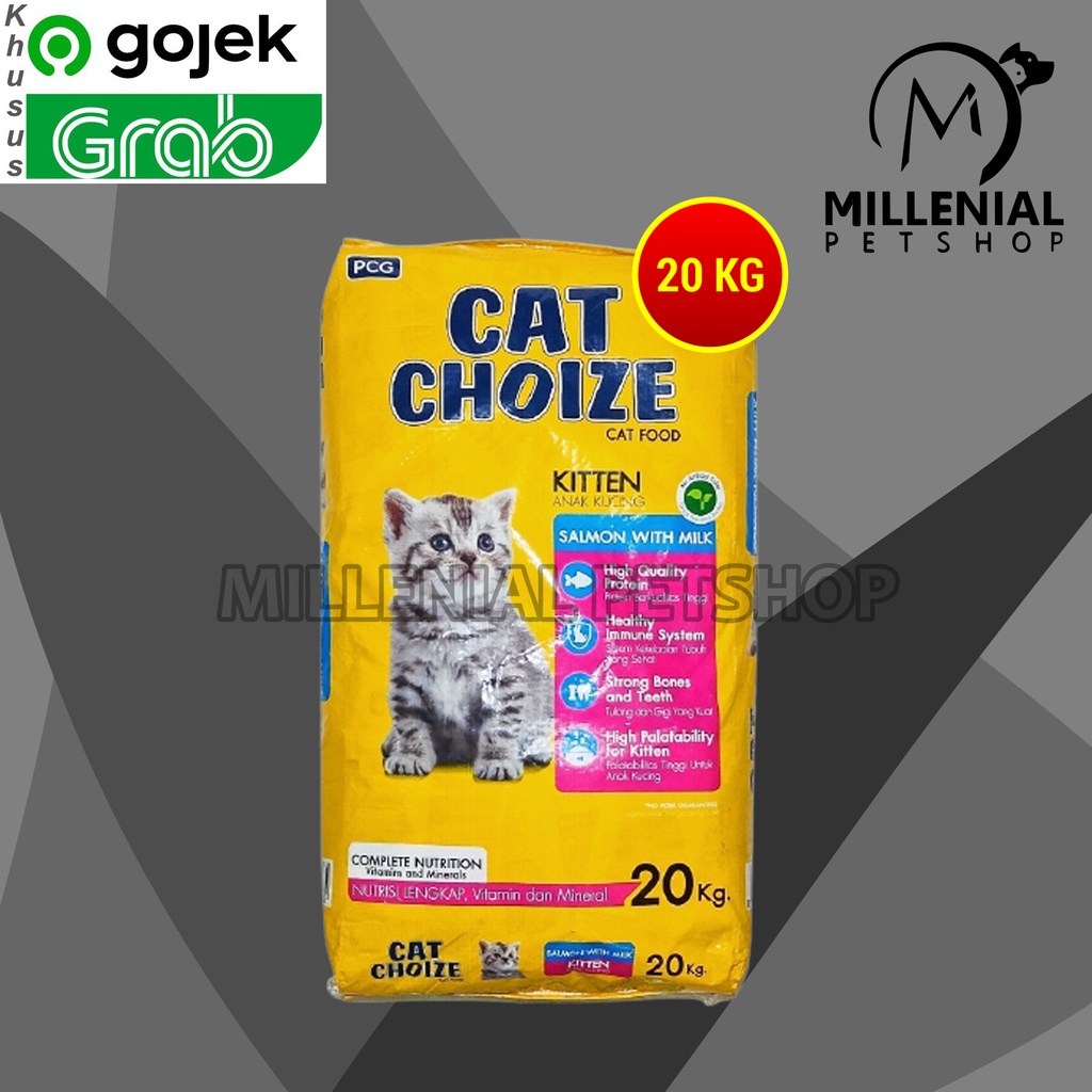 [GOSEND] Makanan Anak Kucing Kitten Cat Food Cat Choize Kitten 20 KG