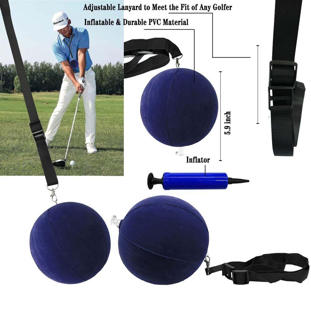 Agustina Golf Smart Ball Trainer Alat Bantu Latihan Korektor Gerak Alat Bantu Latihan Ayunan Golf Golf Intelligent Impact Ball Gesture Alignment Golf Swing Trainer