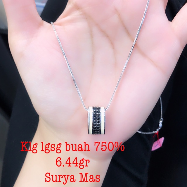 Kalung lgsg buah emas 750%