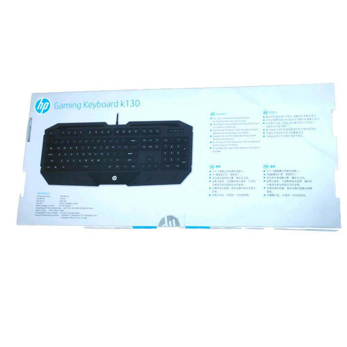 HP K130 Gaming Keyboard - Usb Keyboard Gaming