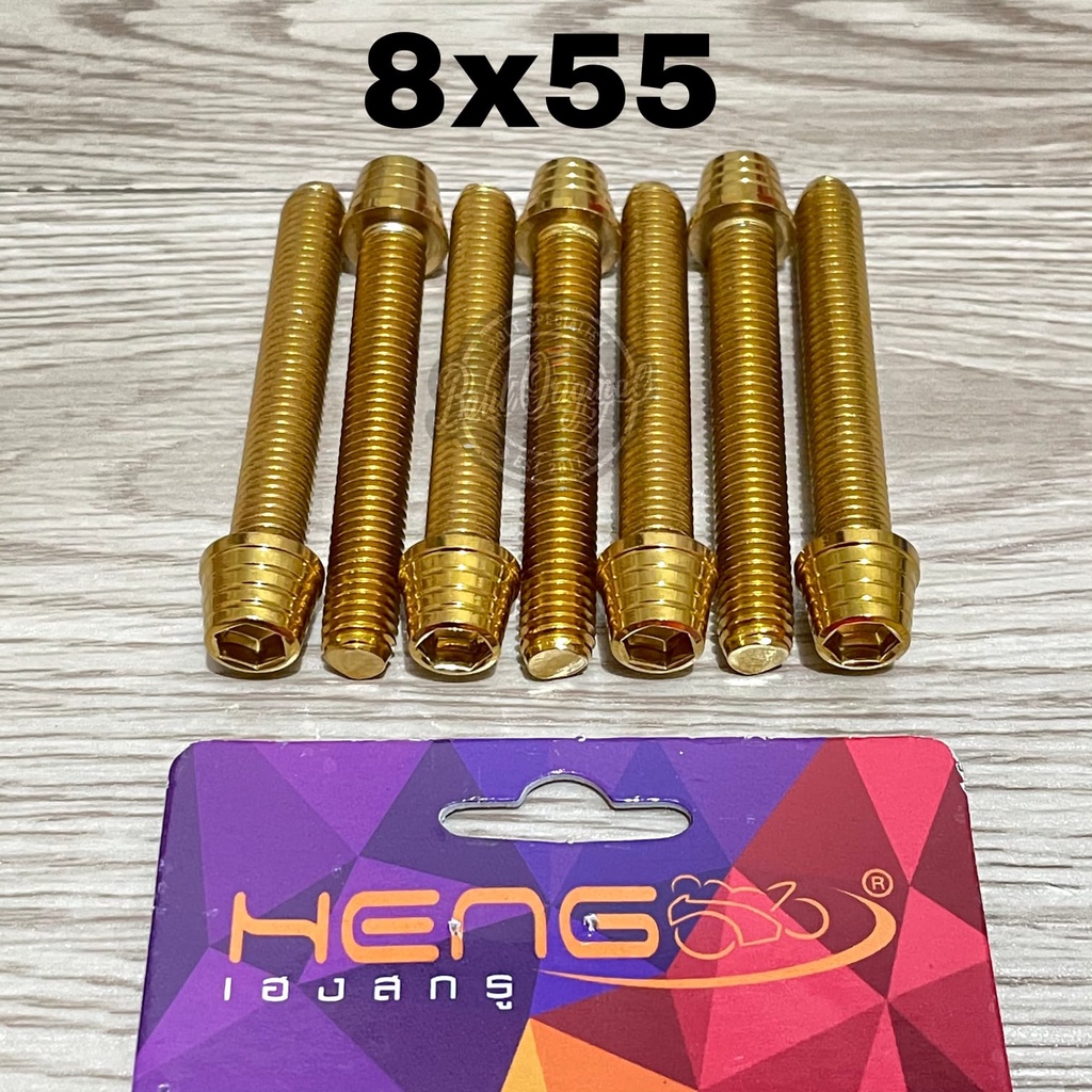 baut probolt kerucut gold 8x55 drat 12 panjang 5.5cm original heng