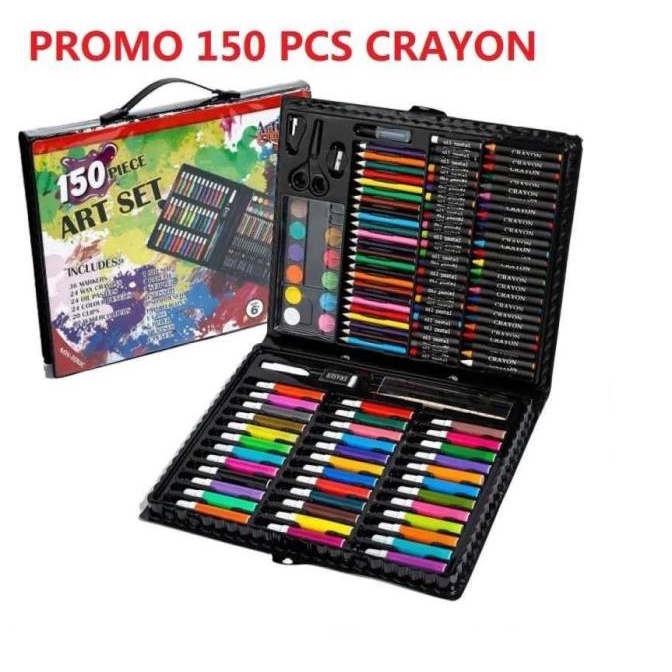 

Crayon 150 PCS Set Alat Gambar Alat Tulis & Lukis Menggambar Melukis