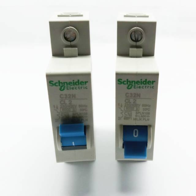 MCB 1 PHASE 2A SCHNEIDER BIRU