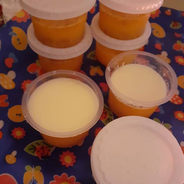 

Puding susu rasa mangga