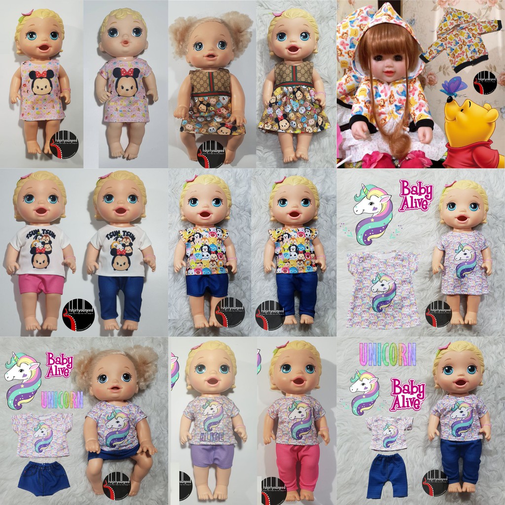 Baju Boneka Baby Alive Barbie MellChan Animator Belinda ...