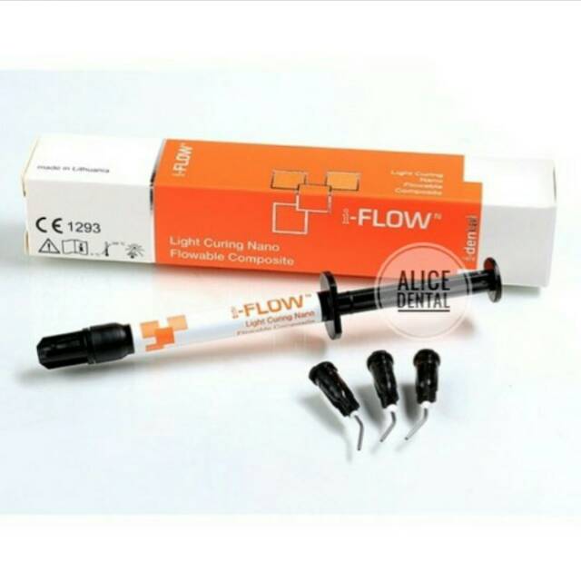 i-flow iflow Composite flow nanohybrid / resin komposit flowable i-dental bahan tambal gigi cair