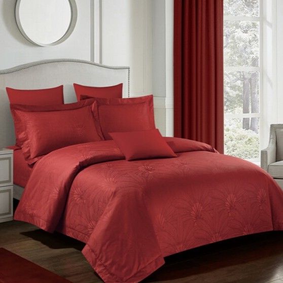 JAYATEX KAIN SPREI BAHAN JAQUARD KATUN (METERAN)