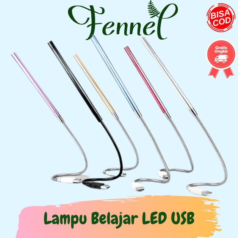 Lampu Belajar LED USB Flexible