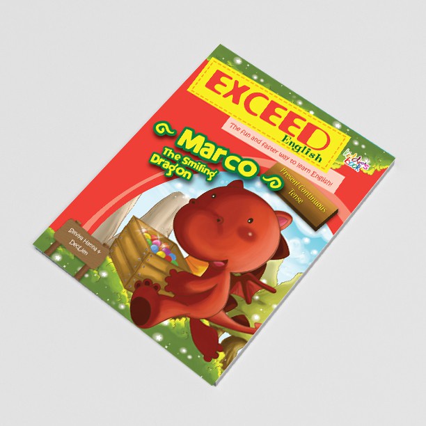 Buku Anak - Exceed English - Marco The Smilling Dragon (Dual: English - Indonesia)