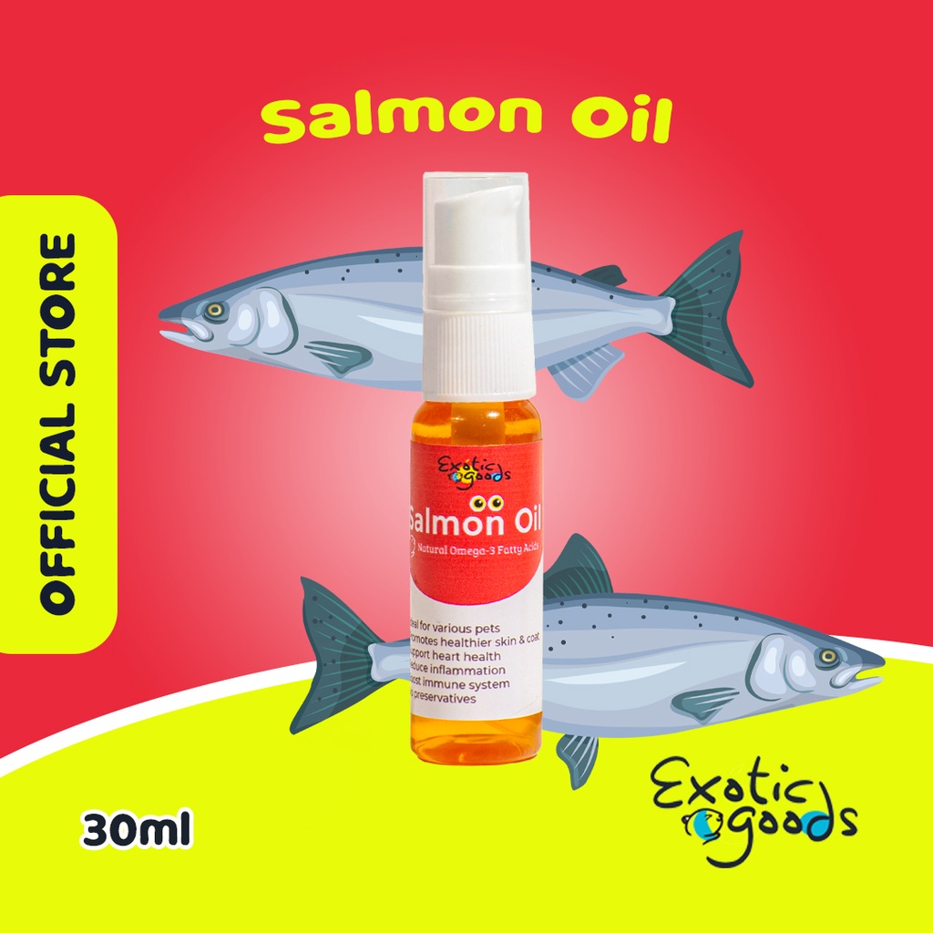 Minyak Ikan Salmon Fish Oil 30ml Sugar Glider Landak Hamster Burung Shopee Indonesia