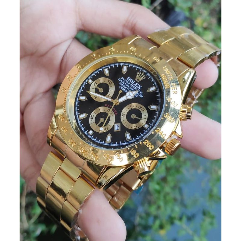 TRENDING!!! JAM TANGAN ROLEX JAM MEWAH JAM ROLEX DAYTONA JAM TANGAN PRIA WARNA FAVORIT KESUKAAN