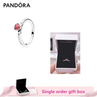 Kotak mengirimkan cincin merah berlian Hati kotak Pandora