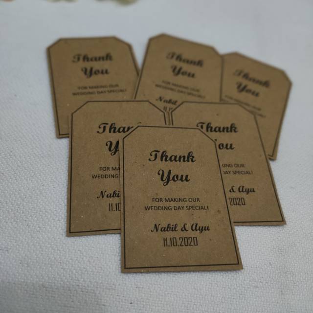 KARTU UCAPAN SOUVENIR RUSTIC