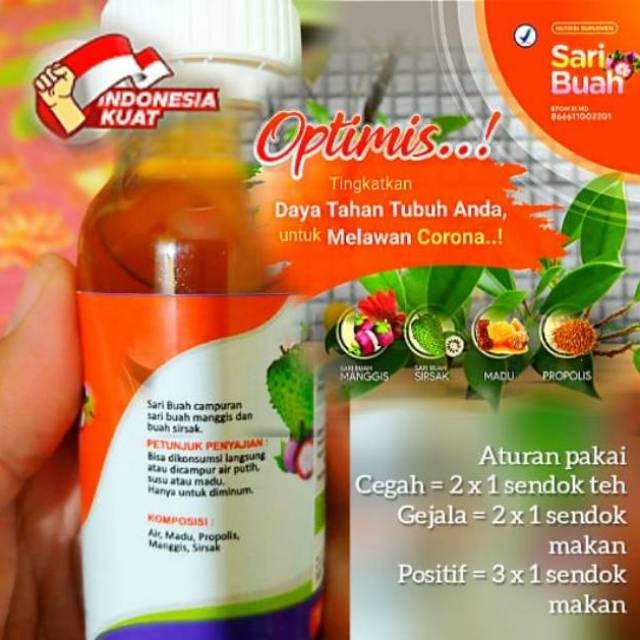 

Sari Buah Probiotik C-19 100 ml