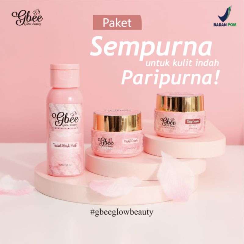 ORIGINAL GBEE GLOW BEAUTY PAKET SKINCARE