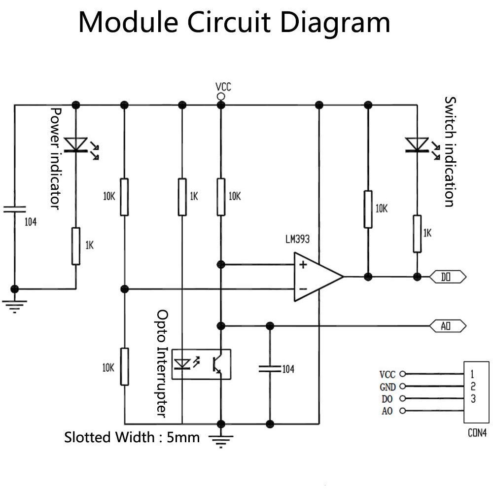 Slot Type IR Motor Count Counter Tacho Sensor Optocoupler Speed Kecepatan Module LM393 For Arduino