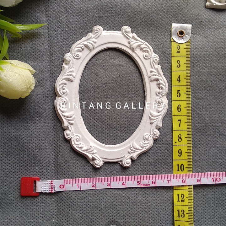 FRAME RESIN OVAL /APLIKASI MAHAR