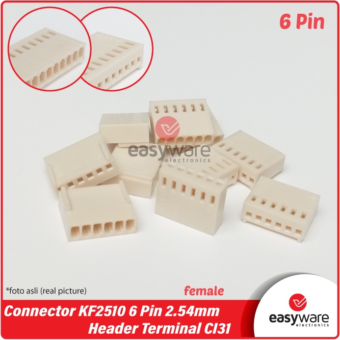 Molex KF2510 6P 6 Pin 6Pin 2.54mm Header Terminal CI31 Connector 2.54mm