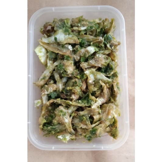 

Ikan asin cabai hejo