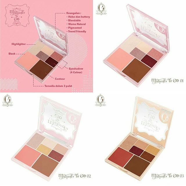 Madame Gie To Go Make Up Kit - Make Up Pallete