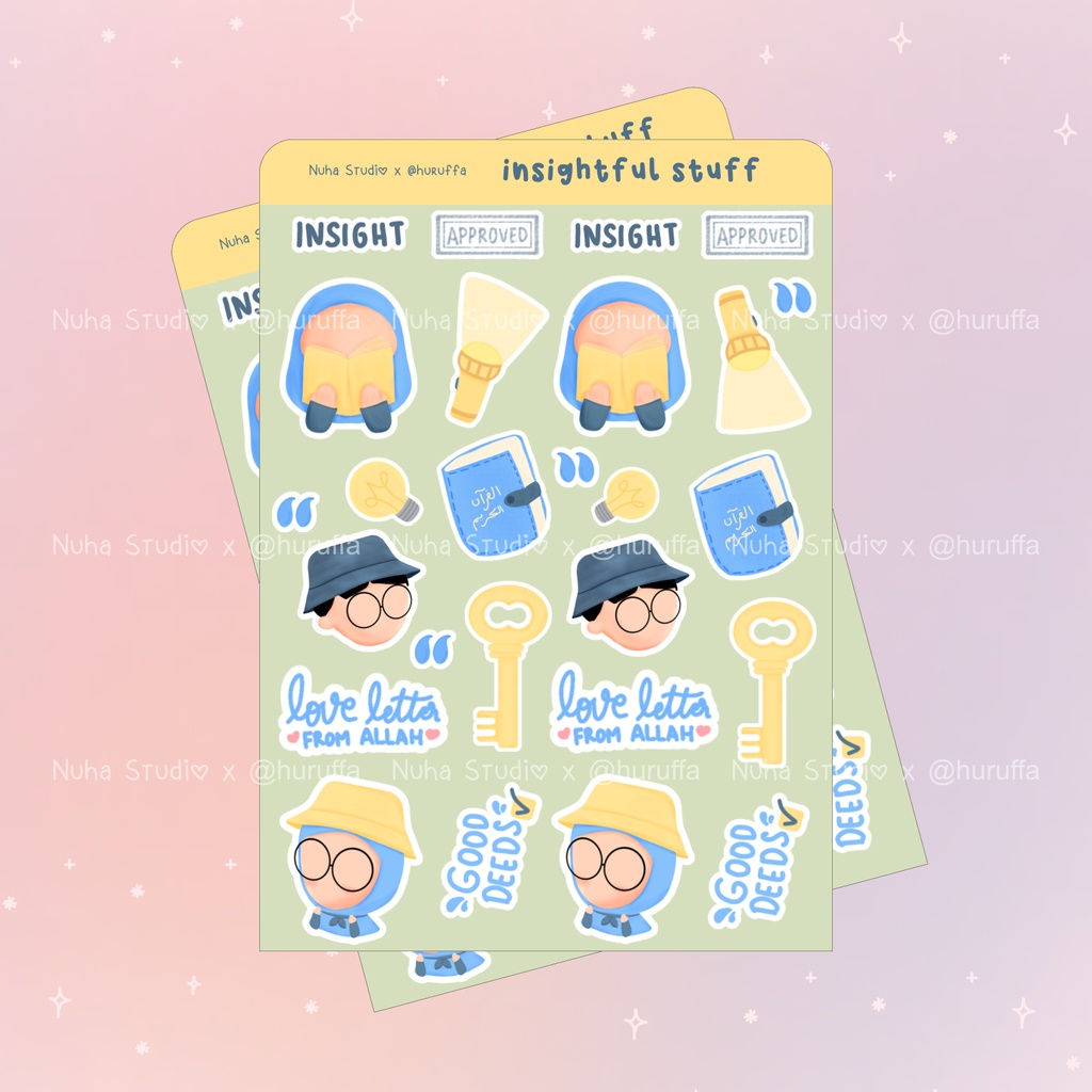 

Sticker by Huruffa | Insightful Stuff Faceless No Face Muslimah Muslim | Aesthetic Sticker Estetik Stiker HP Laptop Botol Cute Waterproof Scrapbook Diary Journal Bujo Anti Air