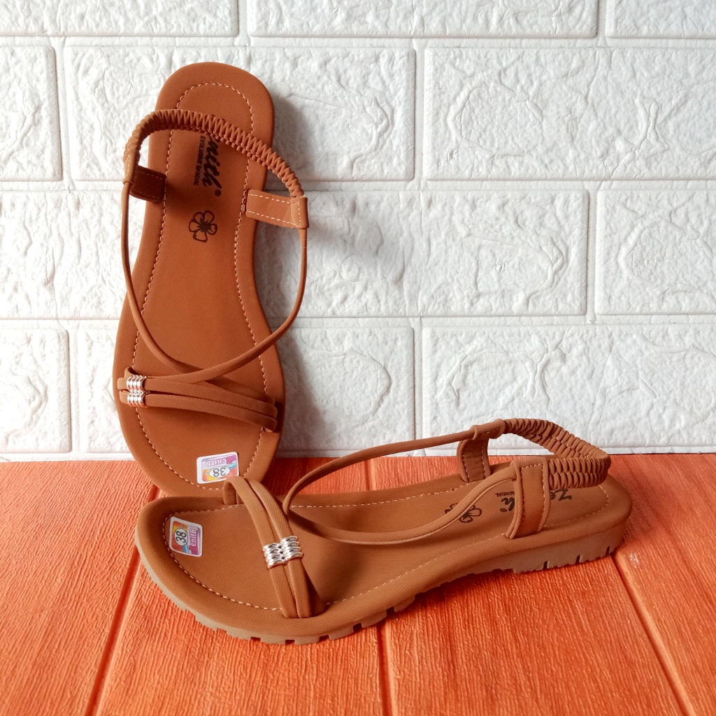 Let Slop Zenith 01 Sandal Flat Wanita Size 37-40 KPS