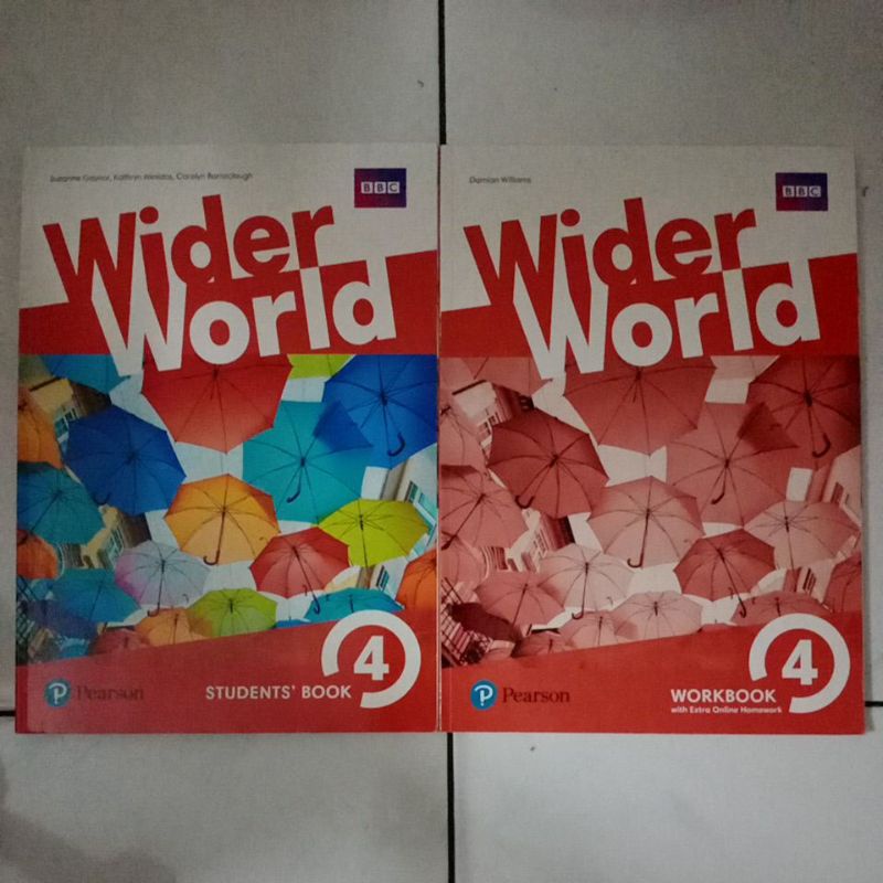 Buku Wider World 4 | BBC PEARSON STUDENT BOOK WORKBOOK | Second