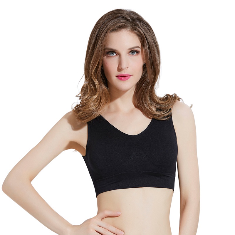 Sports Bra seamless Olahraga bra Tanpa Kawat bra dengan pad dada yoga latihan nirkabel pakaian dalam wanita 811