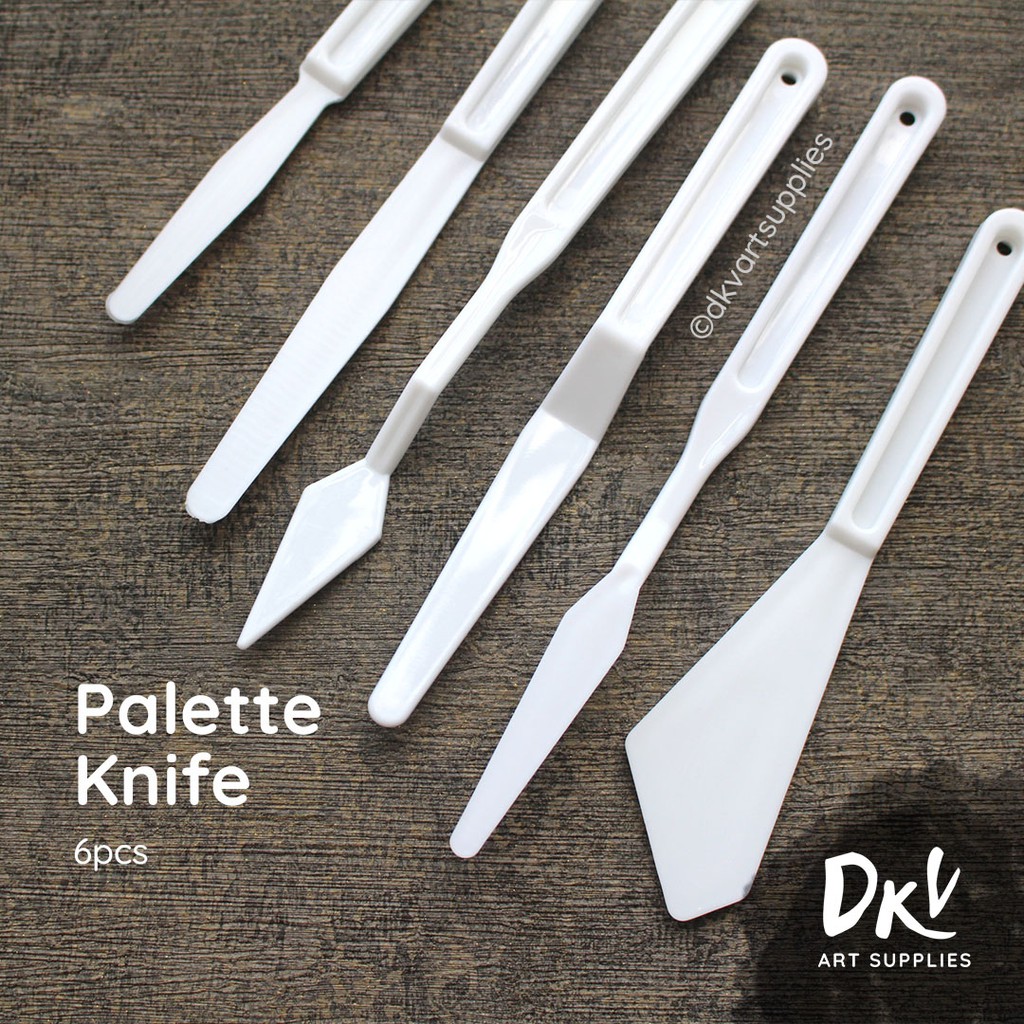 

Pisau palet Palette Knife plastik 6 pcs