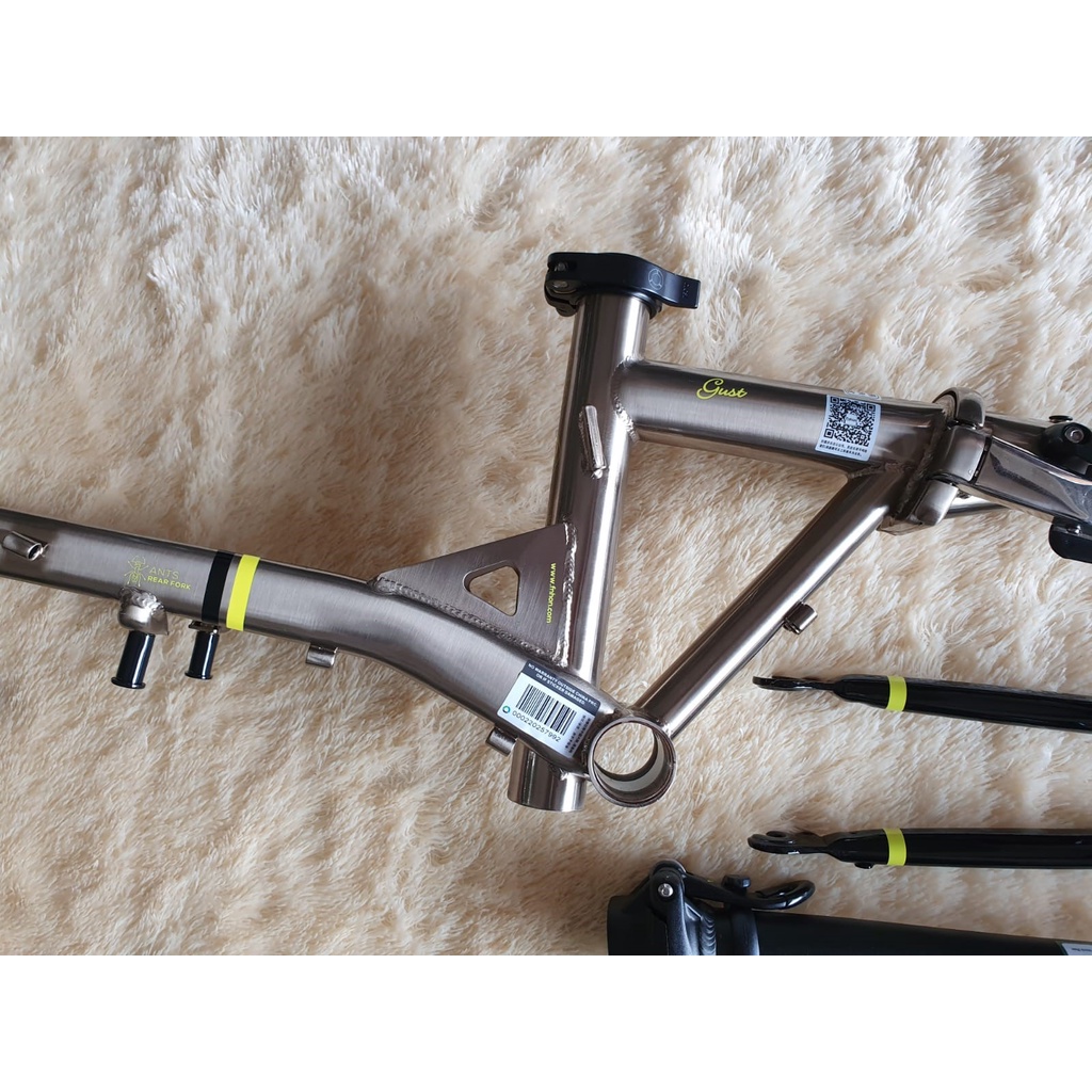 Frame set fnhon Gust Titan 20 inch V brake Gust Titanium 20&quot; titan 20inch not Blast Storm