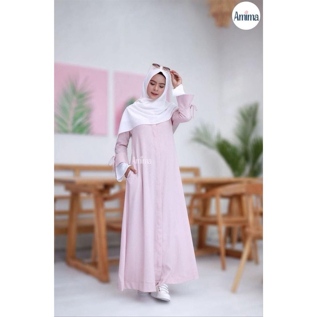 ALUNA DRESS || Gamis Syari Original By Amima