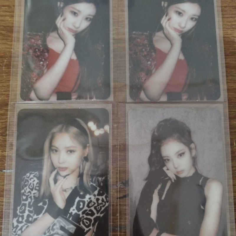 limited photocard guess who ryujin chaeryoung lia itzy pc