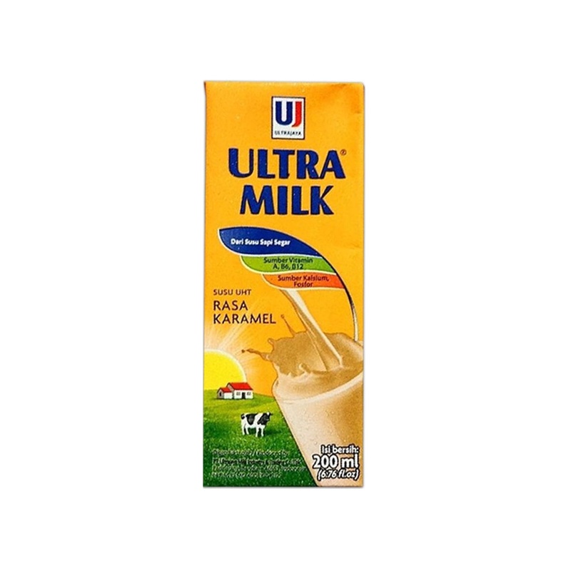 

Ultra Susu Uht Steril Slim Karamel 200Ml - Alhanan/04