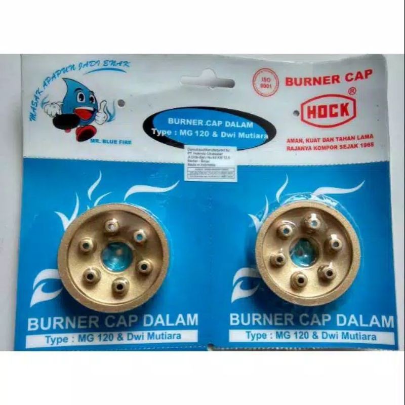 Burner Cap Dalam / Kembang Api Lilin Kompor Hock MG-120 &amp; Dwi Mutiara