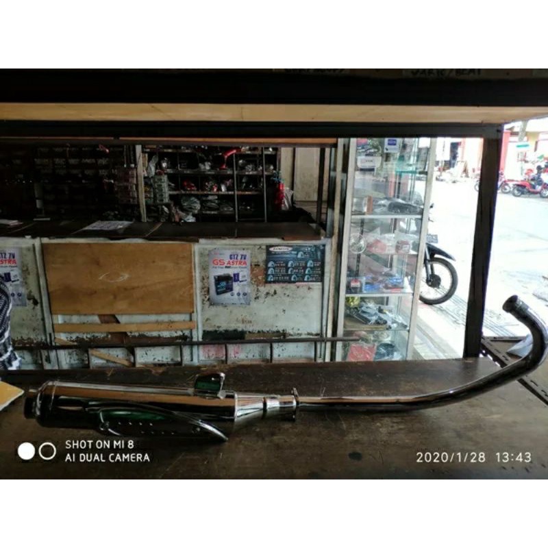 Knalpot Suzuki Thunder 125 New Original Suzuki
