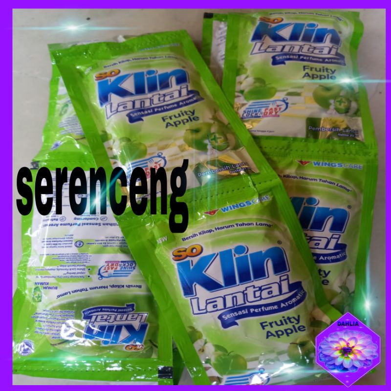 so klin lantai renceng isi 12 sachet