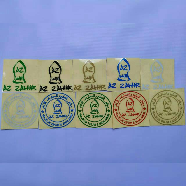 

Stiker cutting az zahir (terompah)