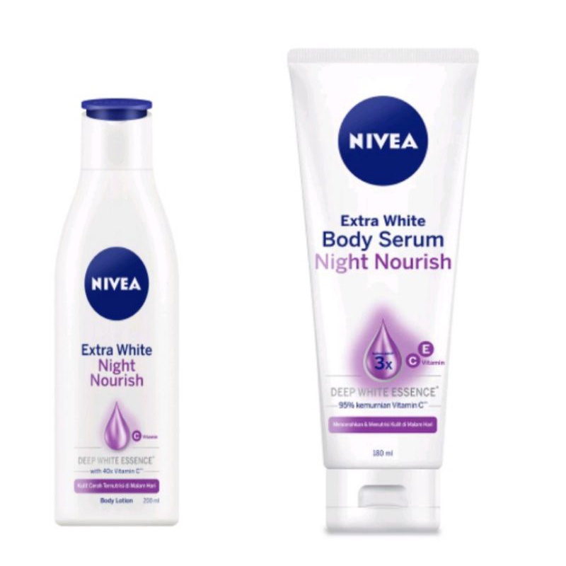 Nivea Night Nourish Body Lotion - Body Serum