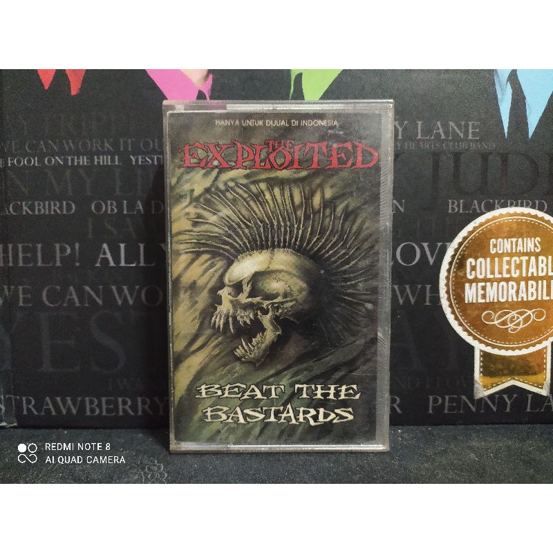 Kaset Pita : THE EXPLOITED - BEAT THE BASTARDS.