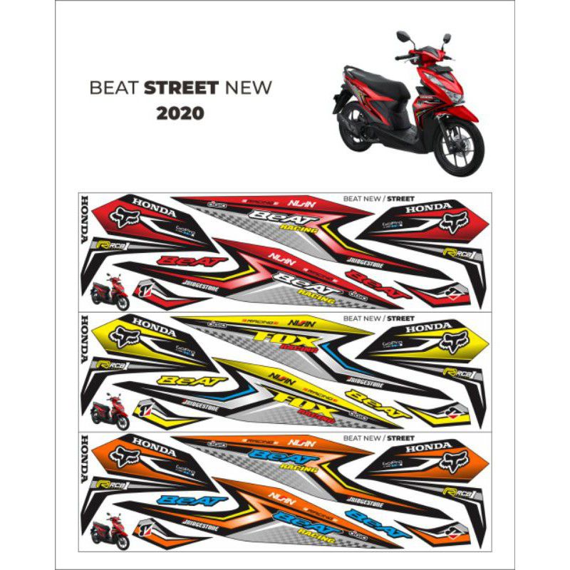 striping motor Honda beat 2020 / striping motor beat new 2020