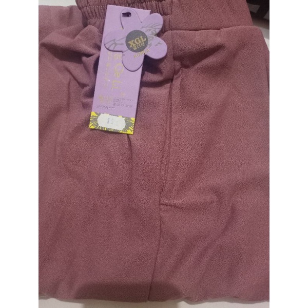 KULOT POLOS PREMIUM MODEL JATUH LURUS JUMBO  ALLSIZE MUAT S M L Xl  XXL-Burgundi