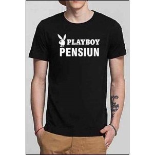 T-Shirt PlayBoy Pensiun Ready Big Size M L XL XXL XXXL XXXXL XXXXXL Kaos Ukuran Jumbo